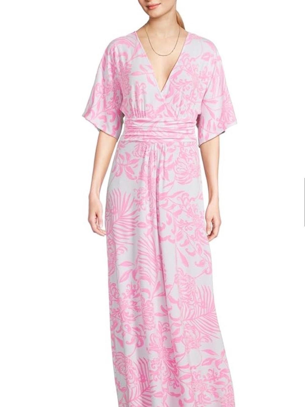 Lilly Pulitzer Pink & White Floral Sundress